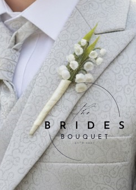 lily of the valley wedding buttonhole artificial flowers for page boy