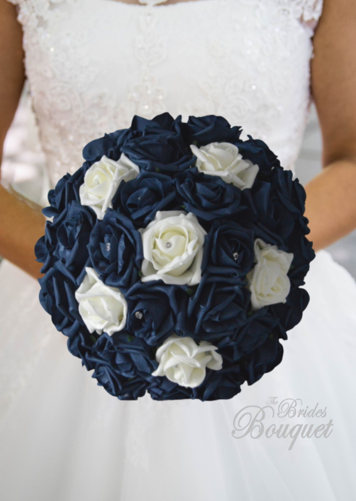 Artificial Rose Wedding Bouquets Faux Brides Flowers