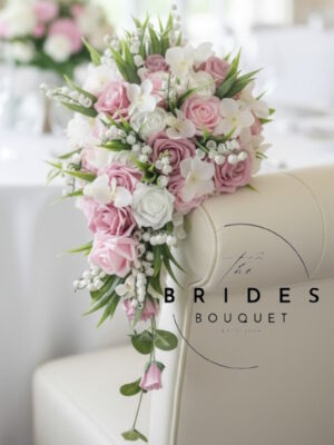 bridal flower collection roses lily of of the valley handmade in your colour theme weddings uk best selling