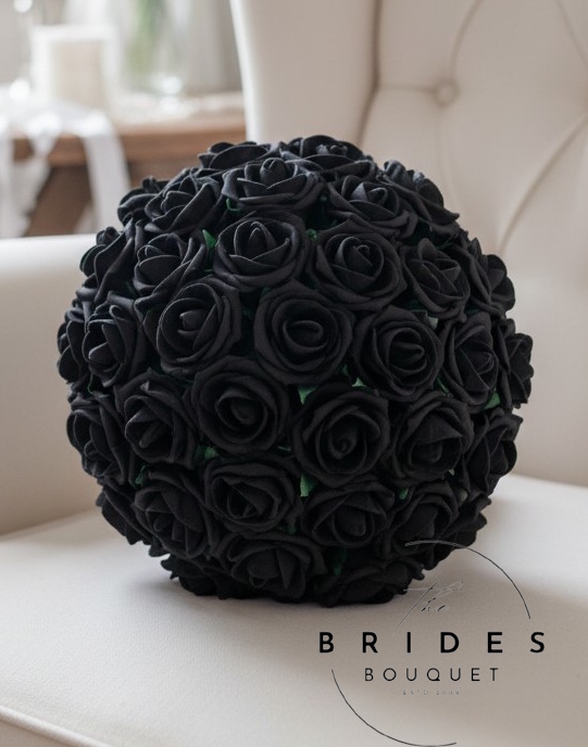 black artificial rose wedding bouquets brides black roses bridal bouquet uk Black rose wedding bouquet artificial bridal posy bouquet