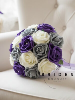 artificial wedding bouquets bride bridesmaid bridal bouquets of faux roses