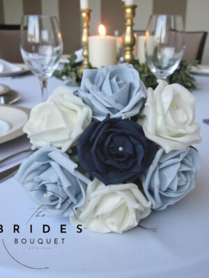 small rose posy bouquets of artificial roses any 3 colours