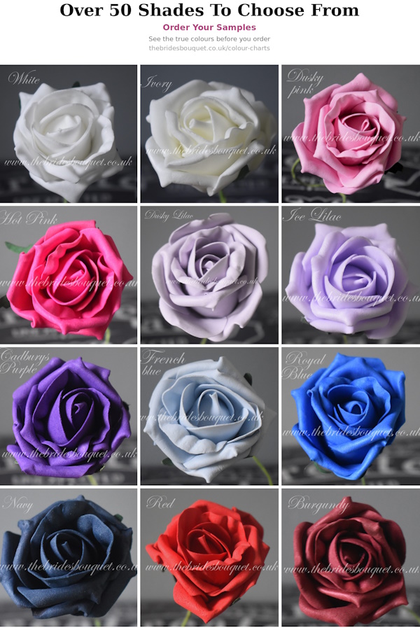 order sample roses artificial wedding flowers the brides bouquet uk