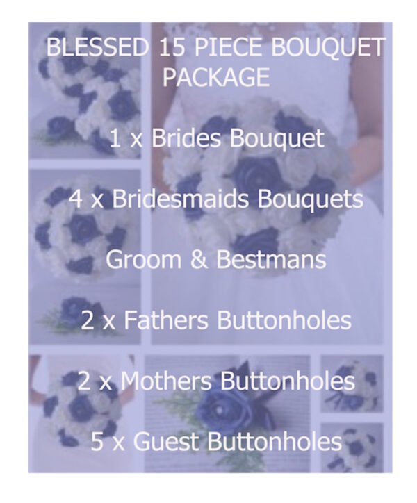 faux rose bridal flower package uk custom colours bouquets and buttonholes