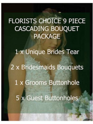 silk bridal bouquet package custom colours uk wedding flowers artificial