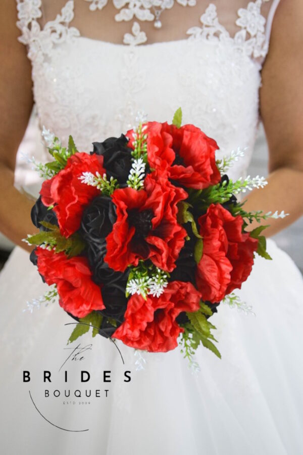 silk peony brides bouquet artificial wedding flowers
