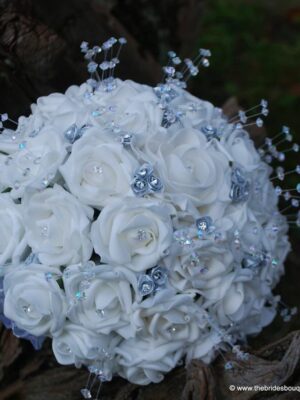 Bridal Bouquets with Bling