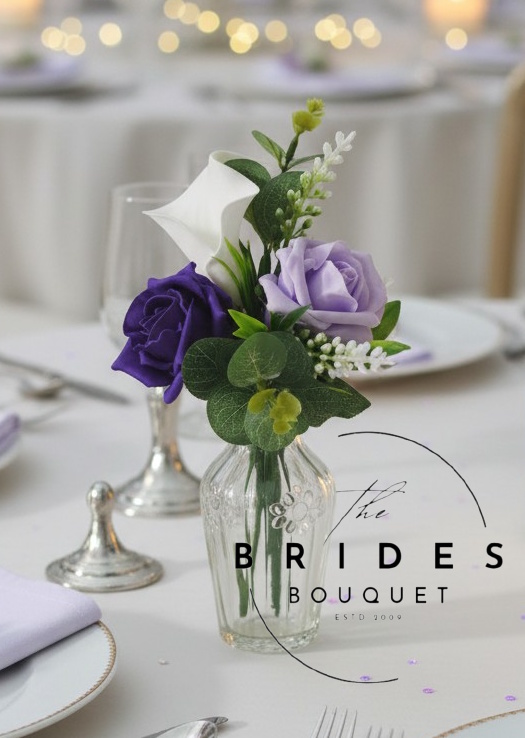 bud vase flower arrangements artificial flowers roses calla lily and astilbe in all colours