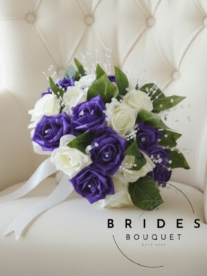 Rose - Crystal & Pearl Stems