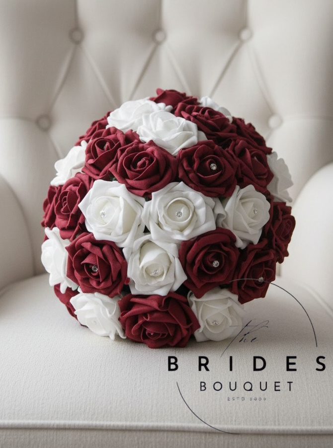 any colour wedding bouquets of artificial flowers low cost bridal bouquets uk
