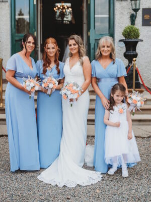 Bridal Bouquets with Forget Me Nots