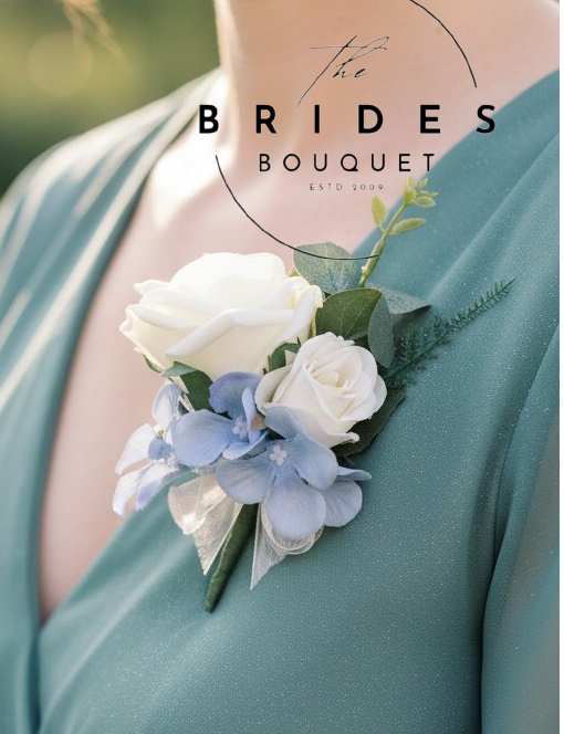 artificial wedding corsage country garden style mother of the brides boho classic corsage buttonhole