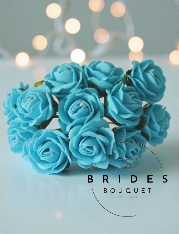 mini foam roses artificial tiny colourfast roses on sale bargain low cost reduced budget price uk