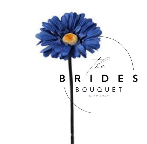 royal blue silk gerbera