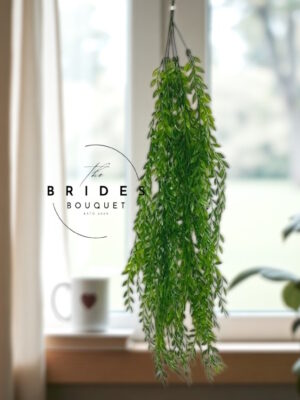 Artificial trailing ruscus spray 91cm – faux greenery vine for weddings, home décor and displays