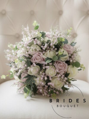 Diana - Roses, Lily Valley or Bluebells, Eucalyptus