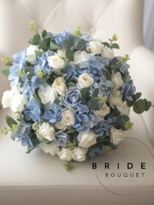 country garden style wedding bouquet silk bridal flowers natural look