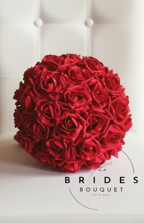 artificial rose wedding bouquets any colour budget bridal flowers foam rose bouquet for bride to be