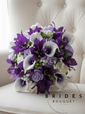 Purple Tiger Lily - Small Tiger Lily & Roses