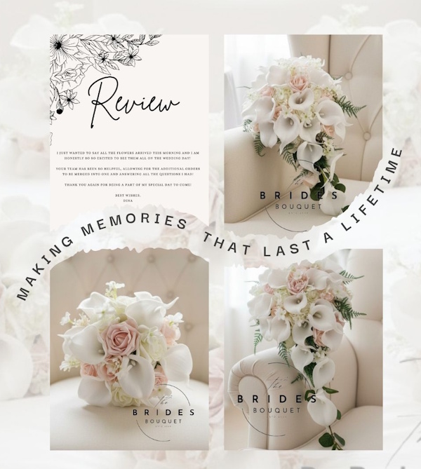 real life brides review picture of artificial flowers by the brides bouquet uk tear calla