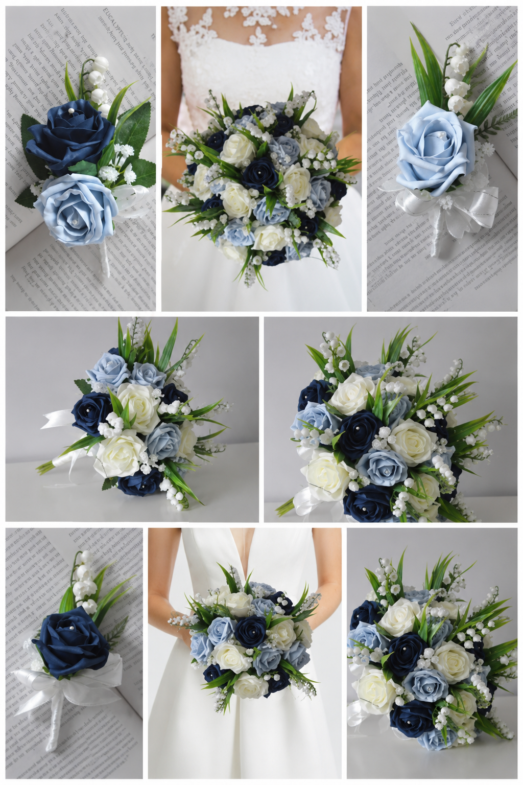 wedding flowers 39 piece bridal bouquet package