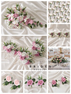 artificial wedding flower package in any colours uk